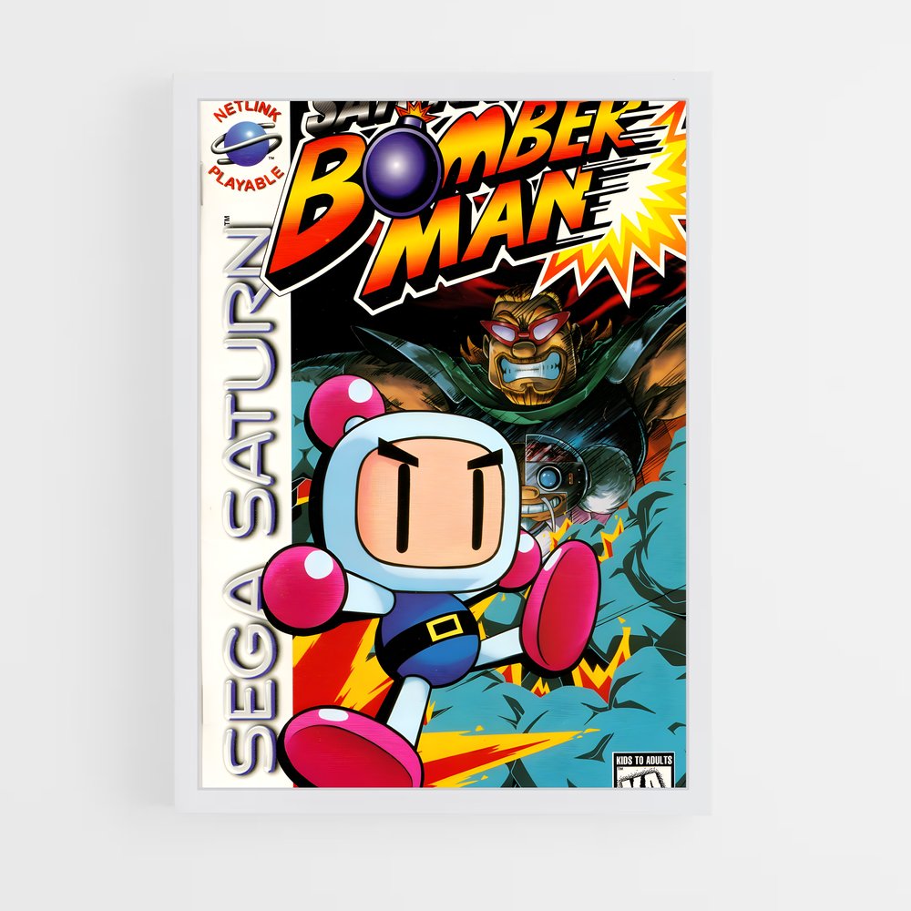 Poster Bomberman Battle – affiche Consoles (vue 3)